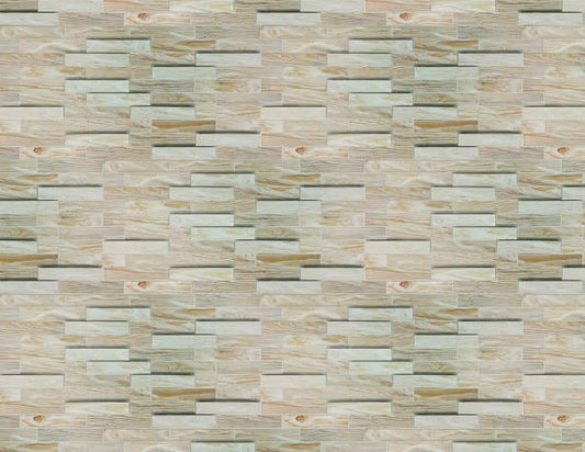 ROVERE SBIANCATO - Pannello parete in PVC finto legno effetto 3D copri muffa 98x48cm 2 Pz 1Mq - PlastiWood (14557479)