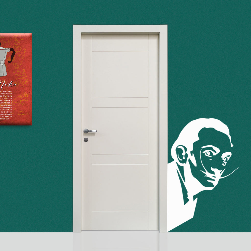 SALVADOR DALI' - Adesivo murale wall sticker in vinile 55x88 cm - PlastiWood (14557497)
