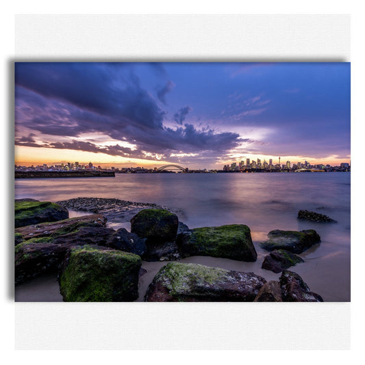 SIDNEY Landscape - Quadro Canvas su telaio in legno - PlastiWood (14557648)
