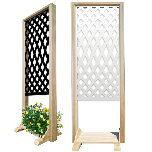 SIVIGLIA - Separè- Paravento modulabile - 70x190cm - in Legno e PVC - PlastiWood (14557684)