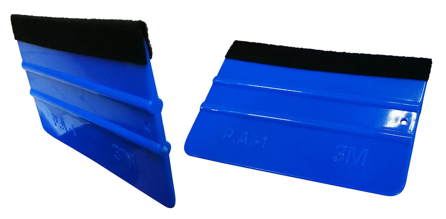 Spatola per applicazione pellicole 3M - P.A.1 blu morbida - 13x8cm - PlastiWood(14557800)