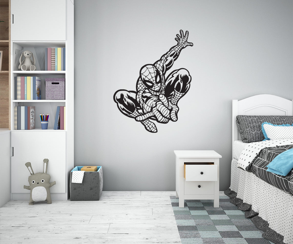SPIDERMAN - Adesivo murale wall sticker in vinile 70x90 cm - PlastiWood (14557875)