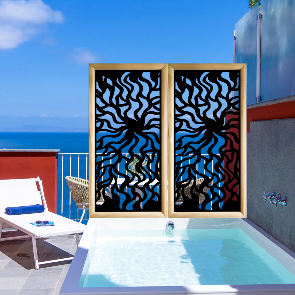SPLASH - Moduli Decorativi in Legno e PVC - PlastiWood (14557898)