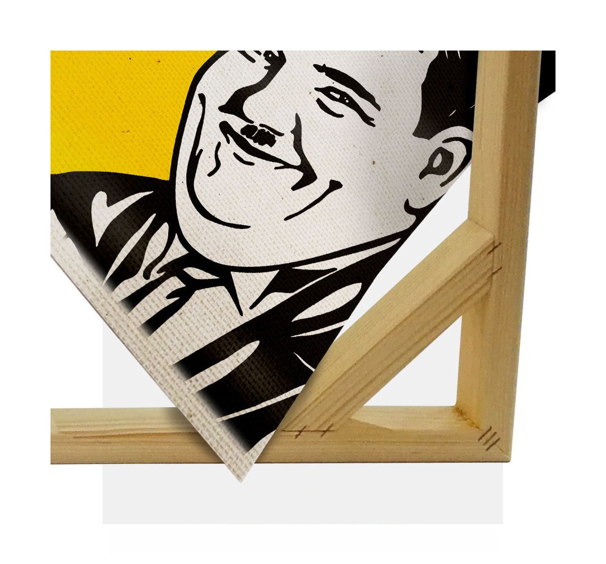 Stampa su tela Stanlio e Ollio Quadro Canvas su telaio in legno - PlastiWood (14557999)