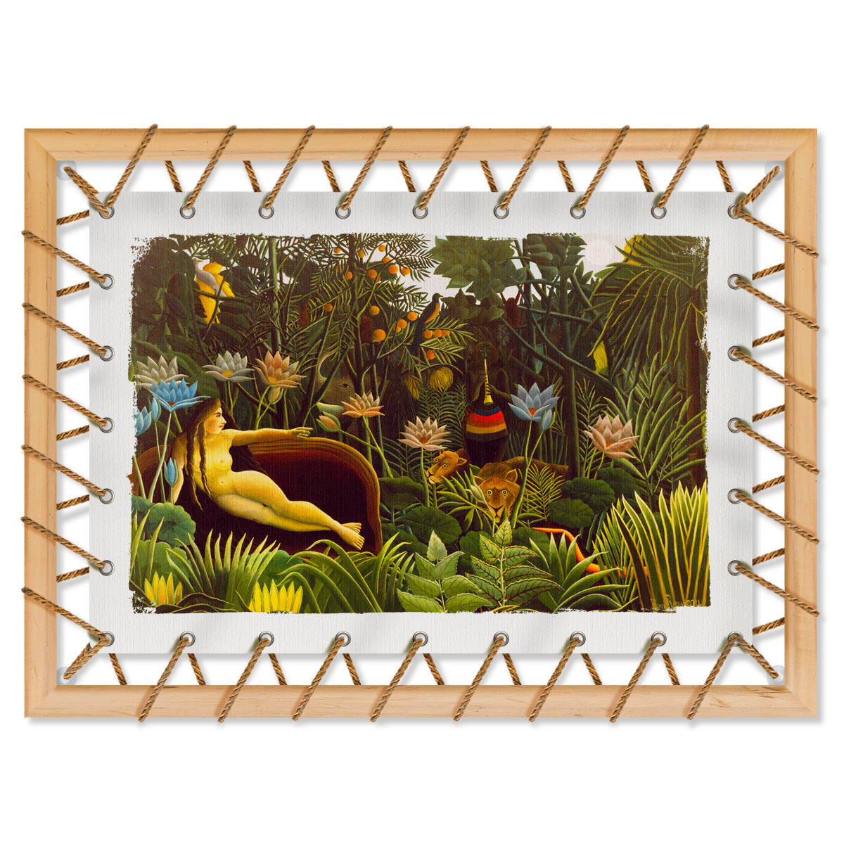 Tensotela 70x95 cm - Henri Rousseau il Sogno - PlastiWood(14558242)