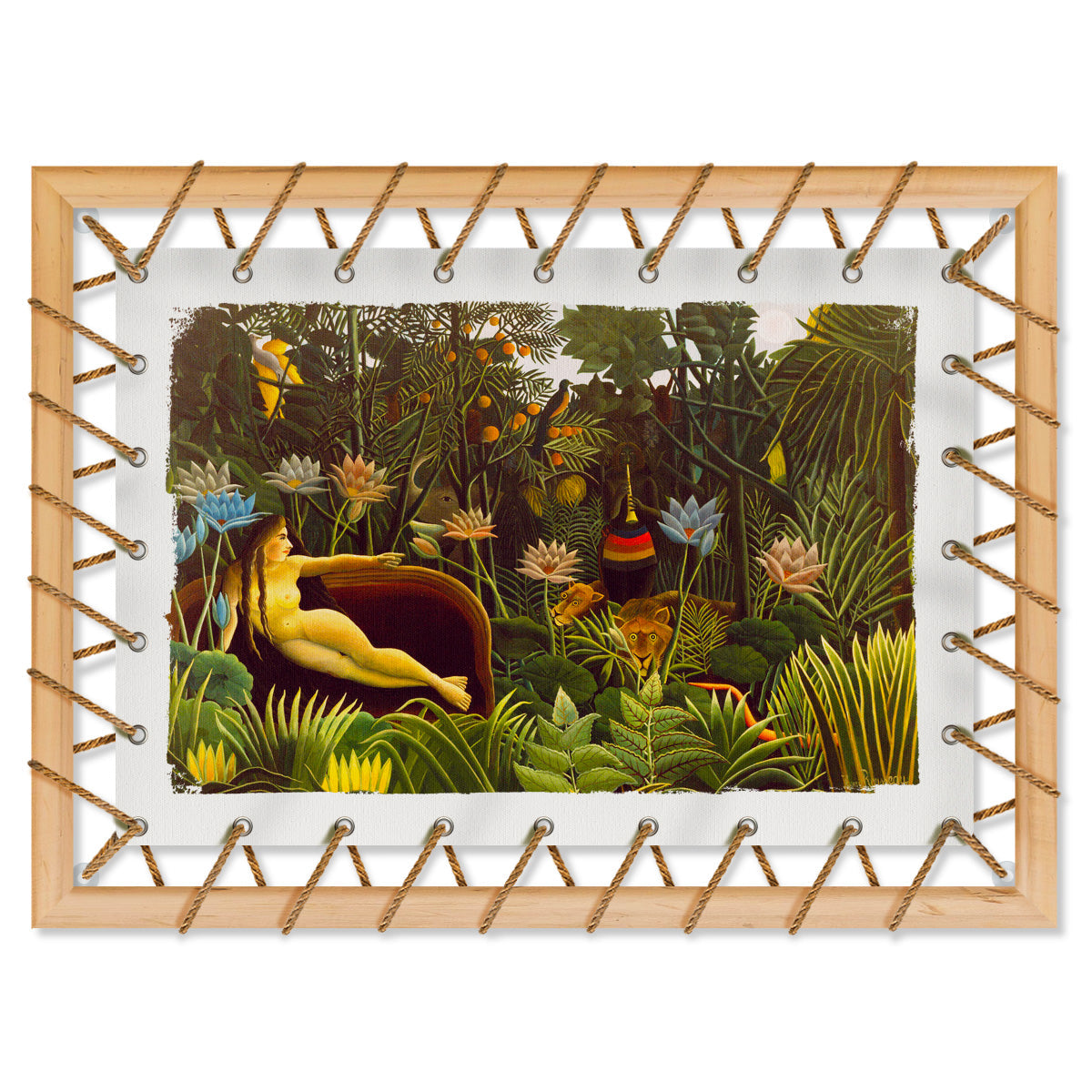 Tensotela 70x95 cm - Henri Rousseau il Sogno - PlastiWood (14558242)