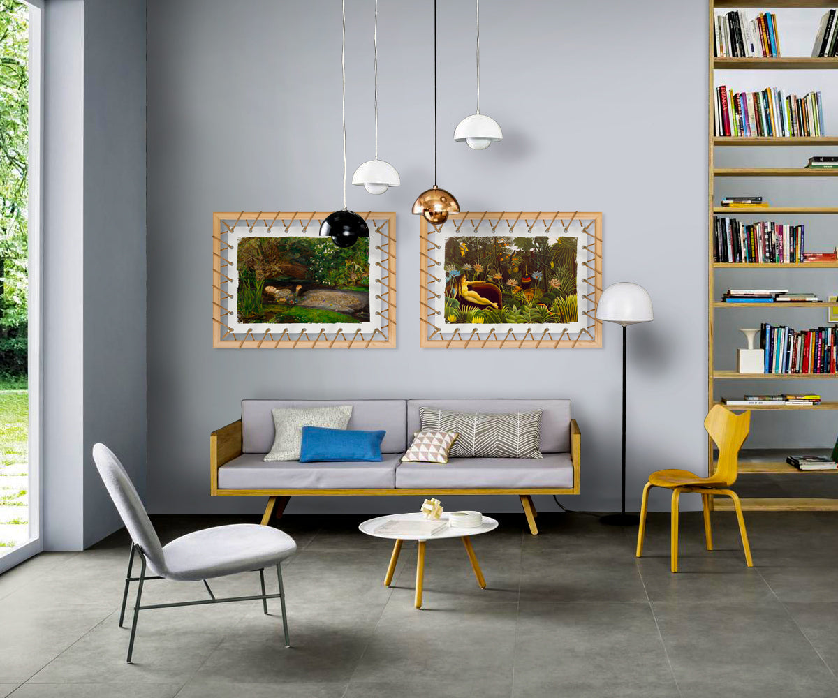 Tensotela 70x95 cm - Henri Rousseau il Sogno - PlastiWood (14558245)