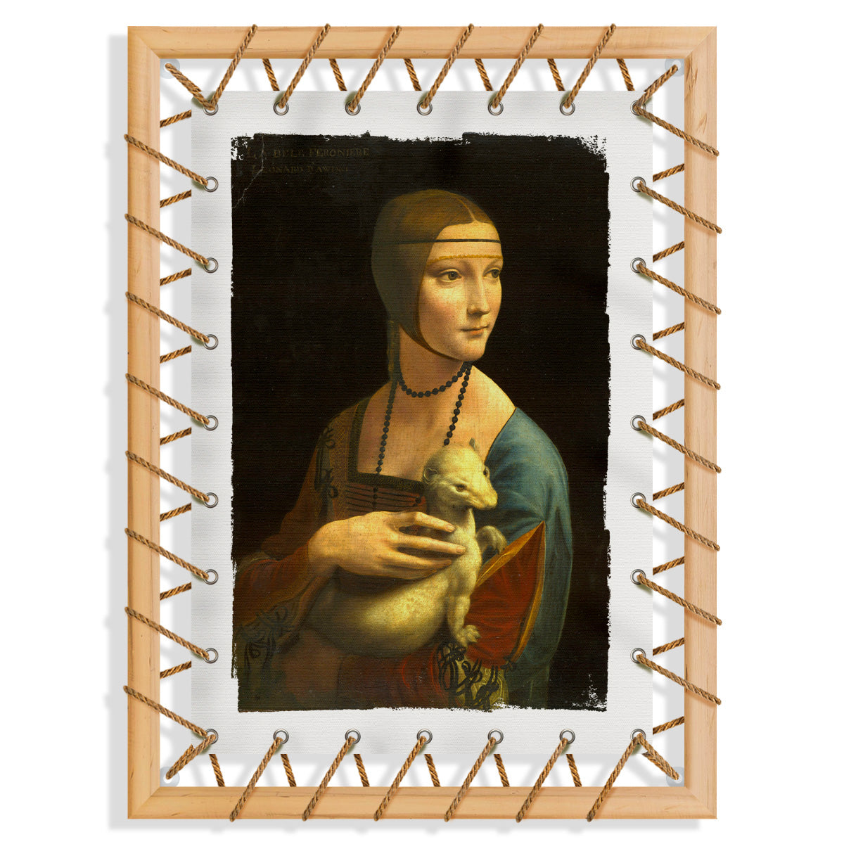 Tensotela 70x95 cm - Leonardo da Vinci - PlastiWood(14558258)