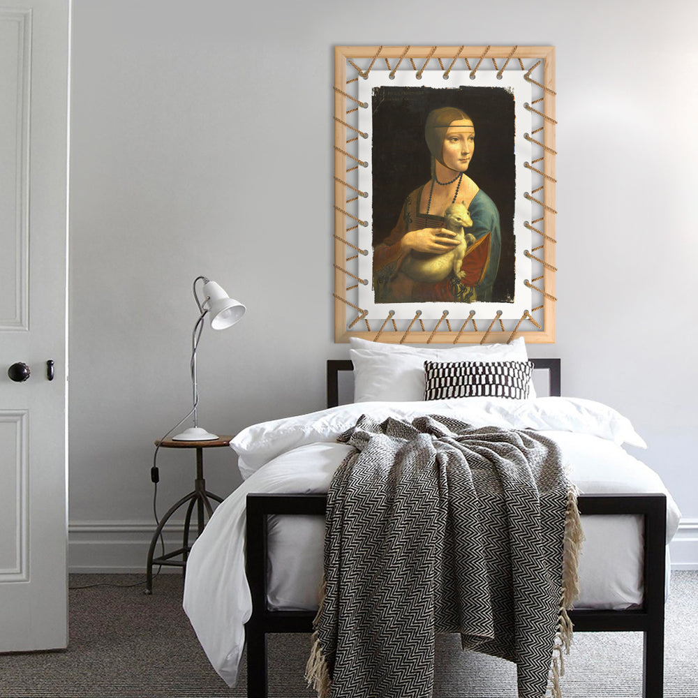 Tensotela 70x95 cm - Leonardo da Vinci - PlastiWood (14558261)
