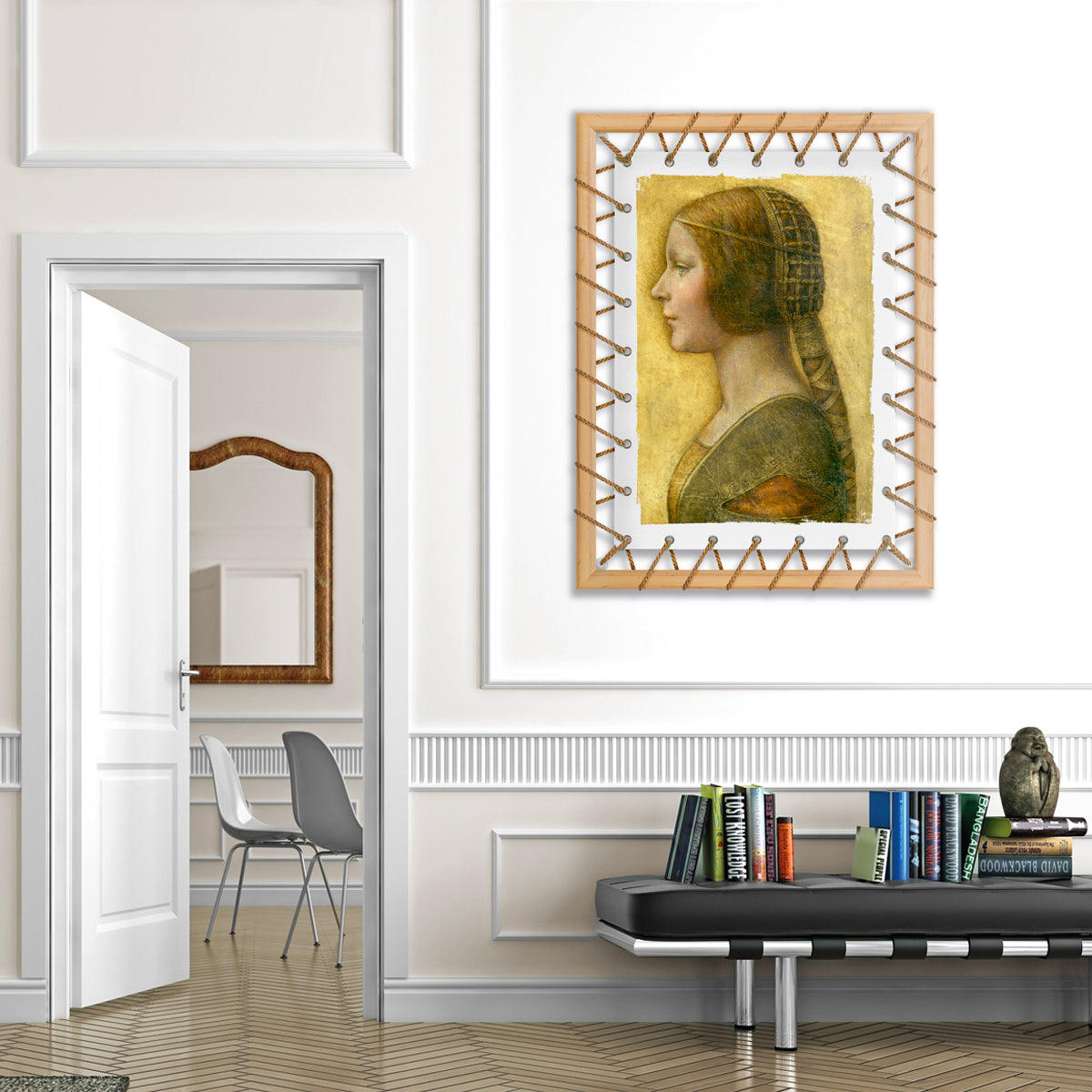 Tensotela 70x95 cm - Leonardo da Vinci Style - PlastiWood (14558265)
