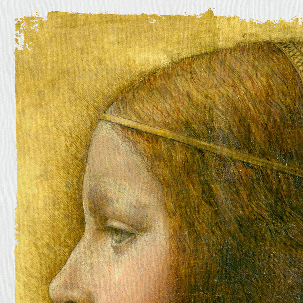 Tensotela 70x95 cm - Leonardo da Vinci Style - PlastiWood(14558268)