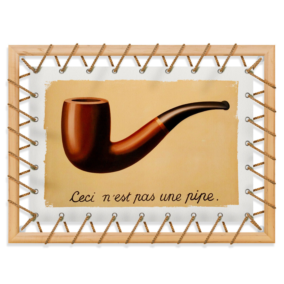 Tensotela 70x95 cm - Magritte - PlastiWood(14558269)
