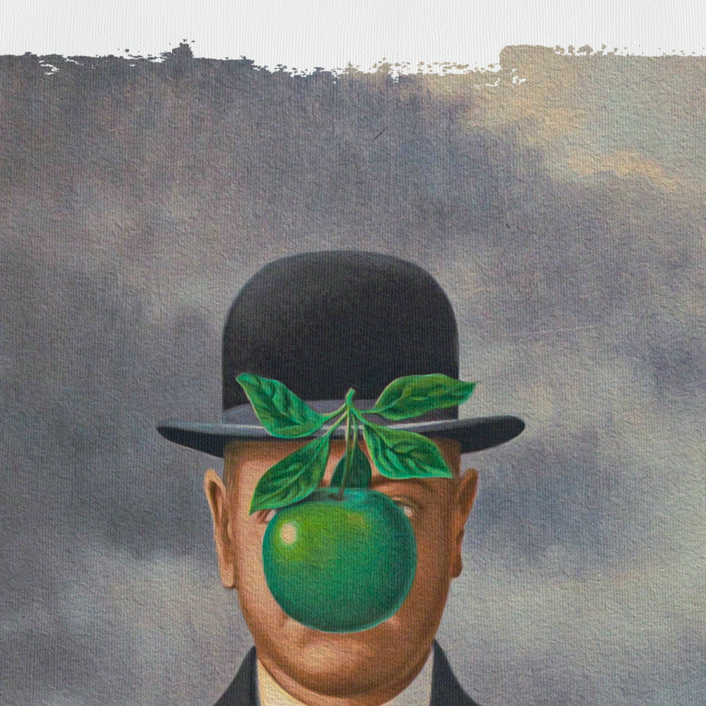 Tensotela 70x95 cm - Magritte The Son of Man - PlastiWood(14558278)
