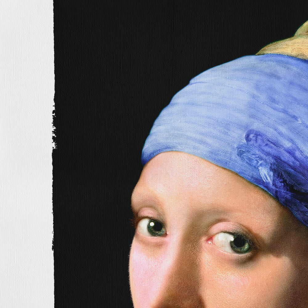 Tensotela 70x95 cm - Vermeer girl with pearl - PlastiWood (14558316)