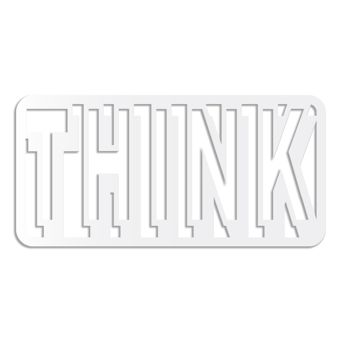 THINK - Quadro moderno in pvc solido 48 x 95 cm - PlastiWood (14558386)