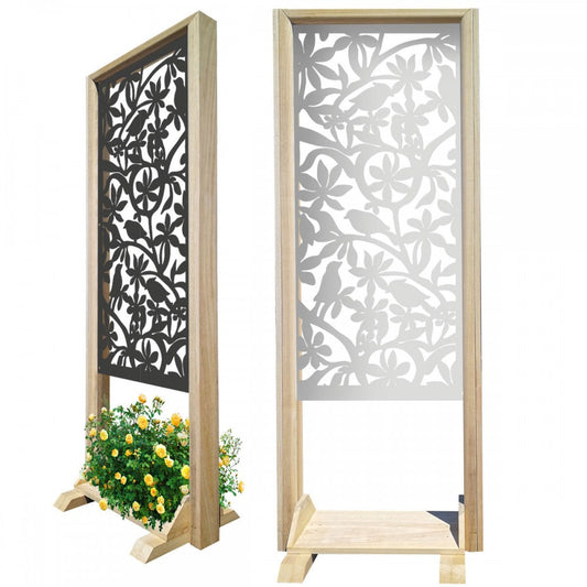 UCCELLINI - Separè - Paravento modulabile - 70x190cm - in Legno e PVC - PlastiWood (14558579)
