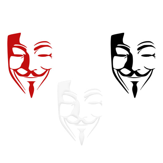 V PER VENDETTA - Adesivo murale wall sticker in vinile 55x80 cm - PlastiWood (14558633)