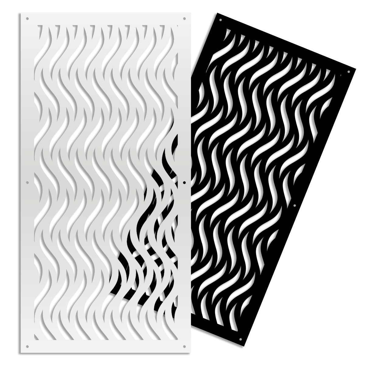 VERTICALWAVES - Pannello in PVC traforato - Parasole - PlastiWood (14558688)
