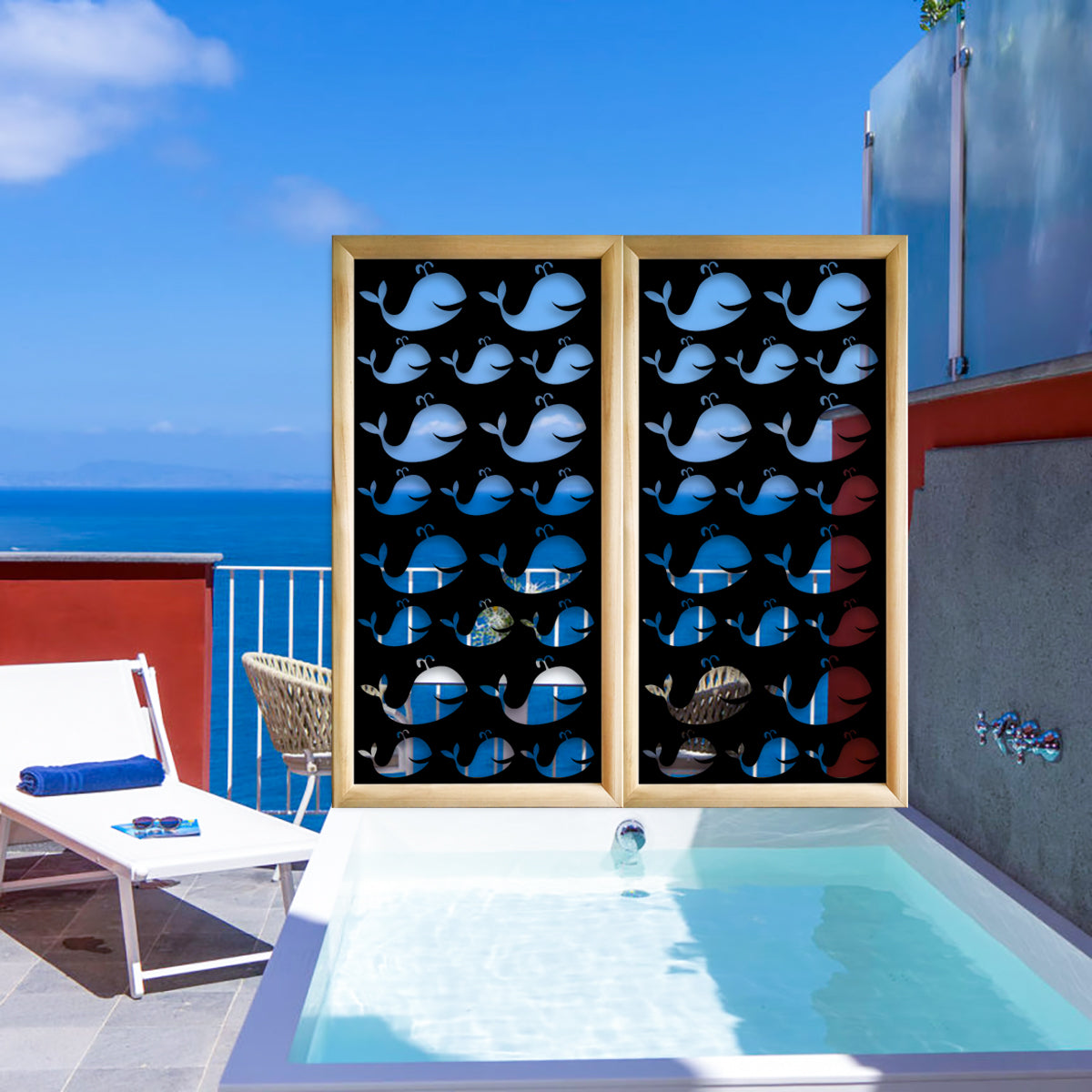 WHALE - Moduli Decorativi in Legno e PVC - PlastiWood (14558804)