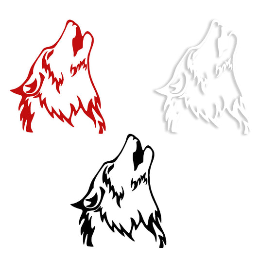 WOLF - Adesivo murale wall sticker in vinile 55x65 cm - PlastiWood (14558867)