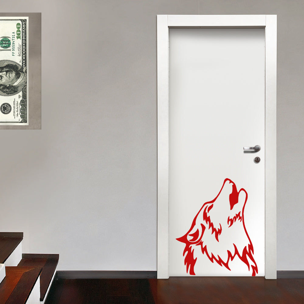 WOLF - Adesivo murale wall sticker in vinile 55x65 cm - PlastiWood (14558869)