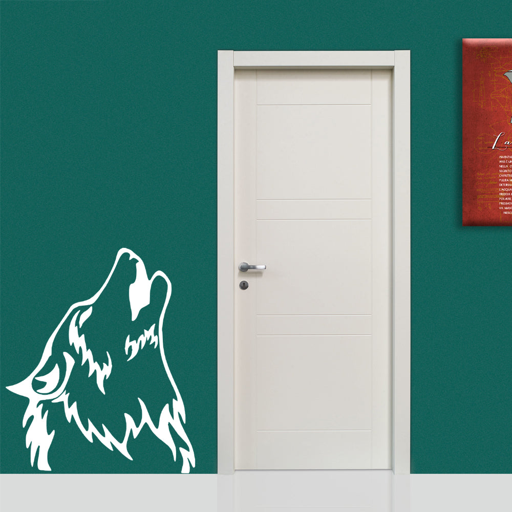 WOLF - Adesivo murale wall sticker in vinile 55x65 cm - PlastiWood (14558870)