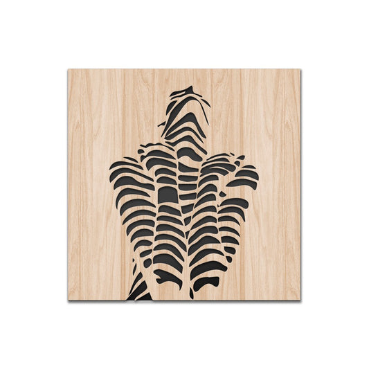 WOMAN - Quadro arredo LASERCUT composito Legno e PVC - PlastiWood