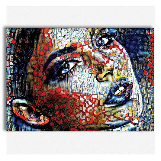 WOMAN Abstraction - Quadro Canvas su telaio in legno - PlastiWood