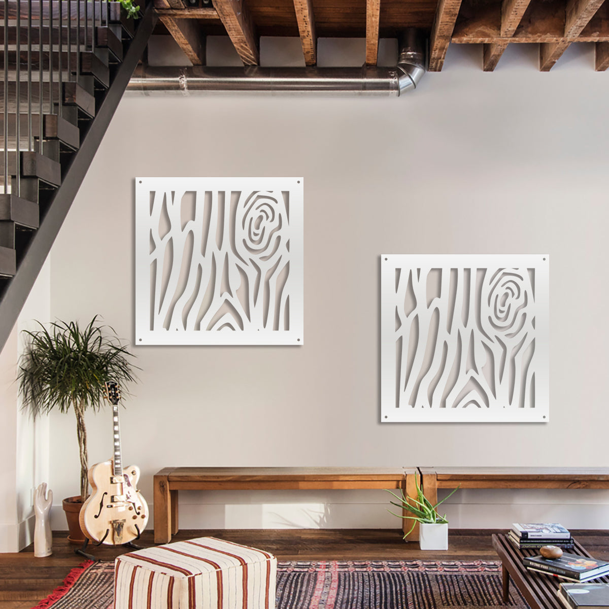 WOOD - Pannello in PVC traforato - Parasole - PlastiWood (14558938)