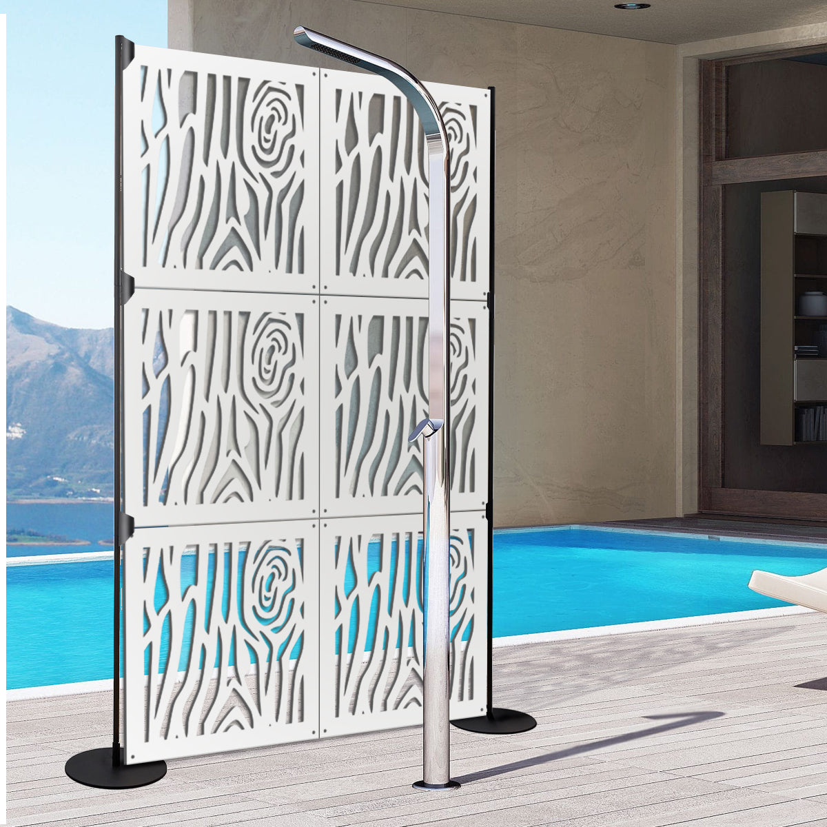 WOOD - Pannello in PVC traforato - Parasole - PlastiWood (14558945)